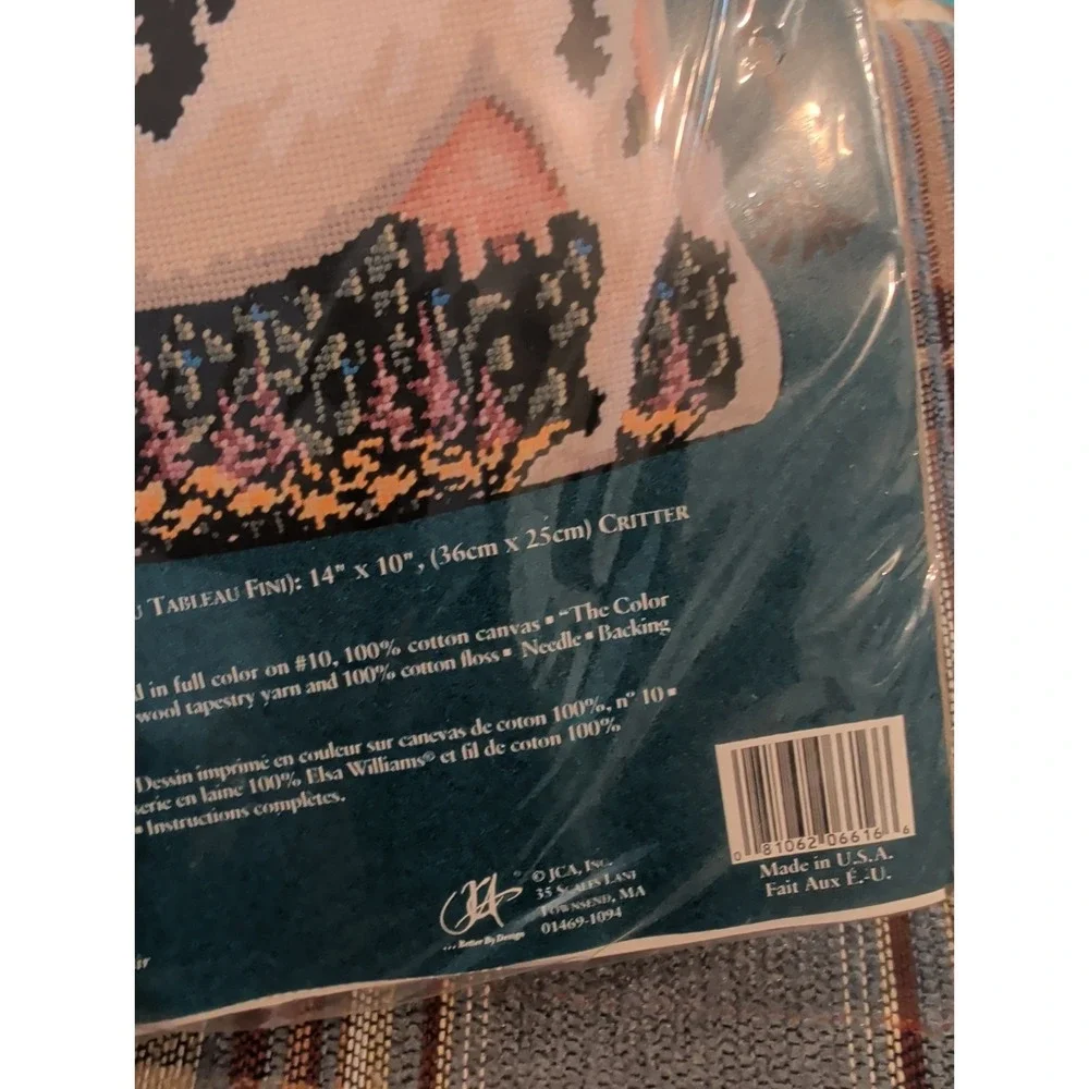 New RARE Needle Treasures Cassie Cow Door Stop Needlepoint Kit 06616 (14 X 10